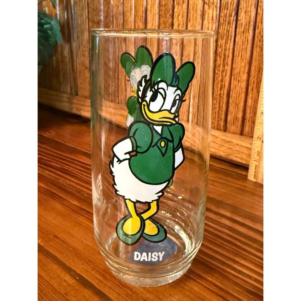 Vintage Daisy Duck Pepsi Collector Series Glass Walt Disney Character Tumbler